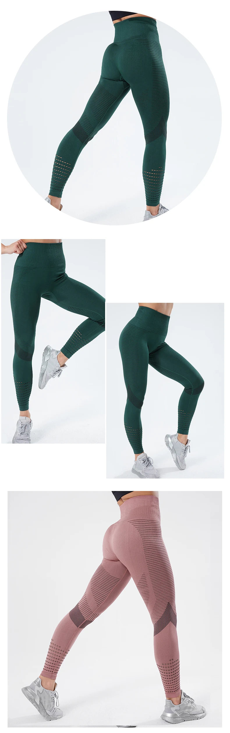 Legging Cintura Alta Fitness Tecido Respirável